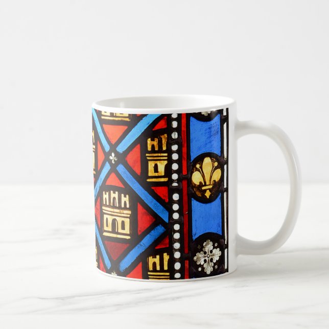 Caneca De Café Vitral em Sainte Chapelle em Paris (Direita)