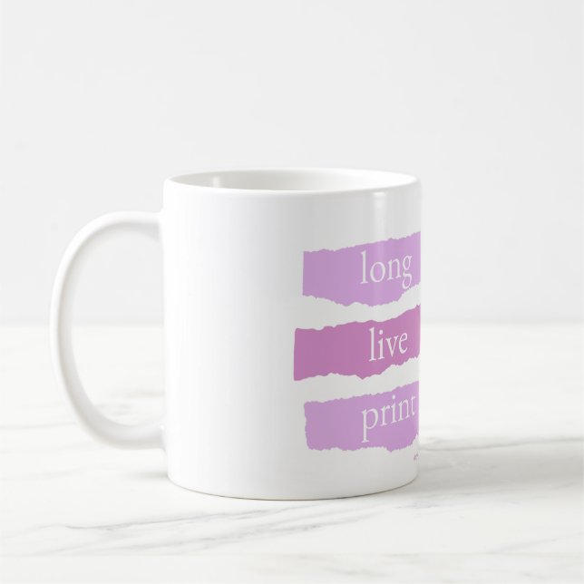 caneca de café Viva a impressão (Esquerda)