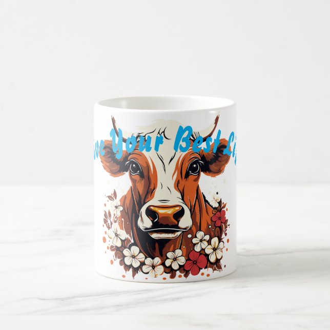 Caneca De Café Viva a sua melhor vida (Centro)