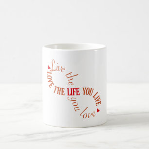 Caneca De Café Viva a vida que você ama