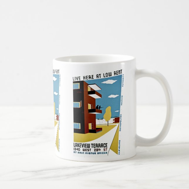 Caneca De Café Viva aqui em baixo aluguel (Direita)