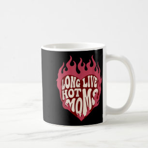 Caneca De Café Viva as Mães Quentes Retro Humor de Mãe Engraçado