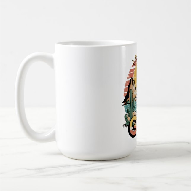 Caneca De Café Viva as Meninas – Empoderamento Feminino Retrô (Esquerda)