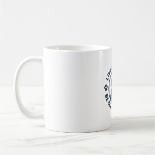 Caneca De Café Viva Como um Cachorro Seja Ousado Seja Corajoso