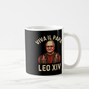 Caneca De Café Viva Il Papa Leo Xiv