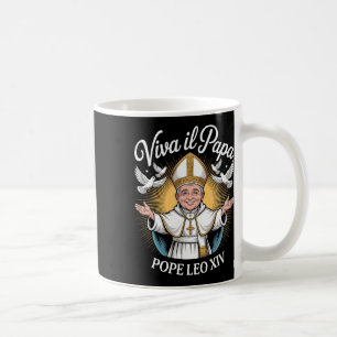 Caneca De Café Viva Il Papa Leo Xiv 1