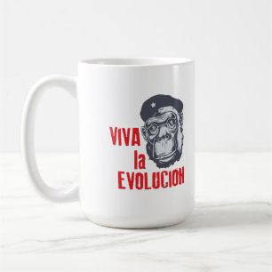 Caneca De Café "Viva la Evolucion" (Longa Evolução Ao Vivo).