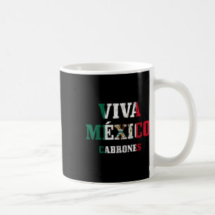 Caneca De Café Viva Mexico Cabrones Funny Cinco De Mayo Mexicano