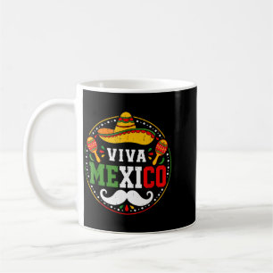 Caneca De Café Viva México Sombrero Maracas Bigode Festa