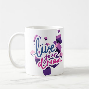 Caneca De Café Viva o seu sonho