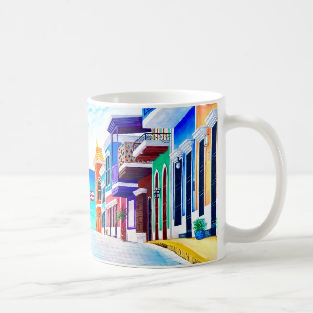 Caneca De Café ¡Viva Puerto Rico! (Direita)