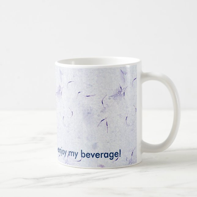 Caneca de café - vivax do Plasmodium (inseto da (Direita)