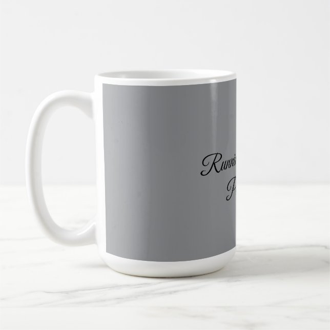 Caneca De Café Vivendo à base de Café & Caos Puro. (Esquerda)