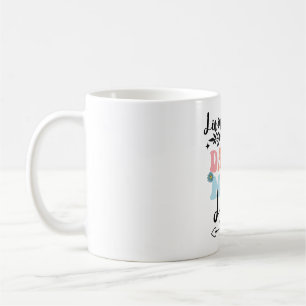 Caneca De Café Vivendo a Vida de Mãe de Dança no Dia das Mães Dan