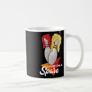 Caneca De Café Vivendo Em Um Time Reserva da Liga de Boliche