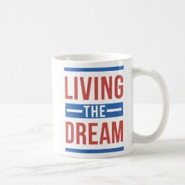 Caneca De Café Vivendo O Sonho