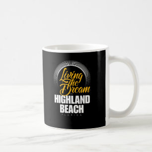 Caneca De Café Vivendo o sonho na praia das montanhas