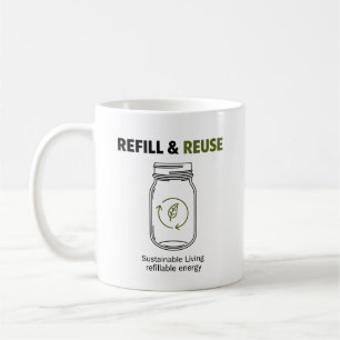 Caneca De Café Viver de Forma Sustentável