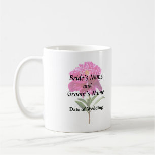 Caneca De Café Vivid Pink Peony