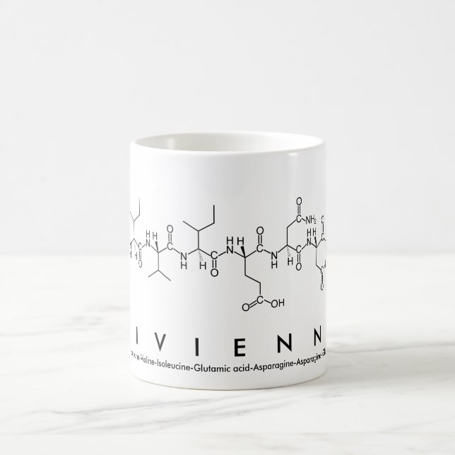 Caneca De Café Vivienne peptide name mug (Centro)
