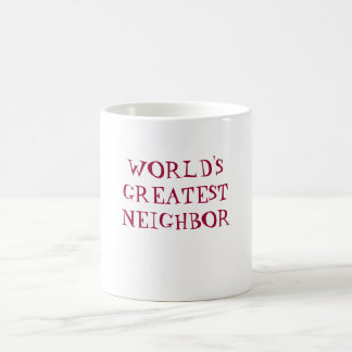 Caneca de café VIZINHA do MUNDO a GRANDE
