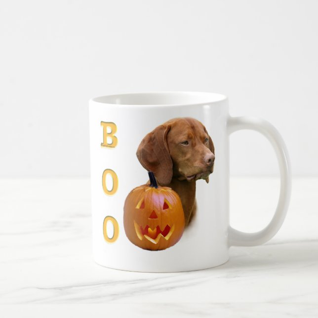 Caneca De Café Vizsla Boo (Direita)