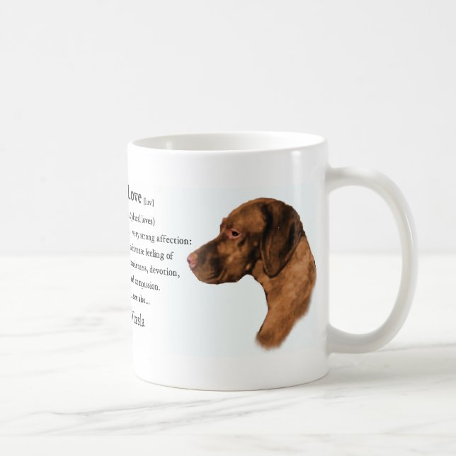 Caneca De Café Vizsla Lovers Gifts (Direita)