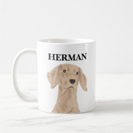 Caneca De Café Vizsla Personalizada