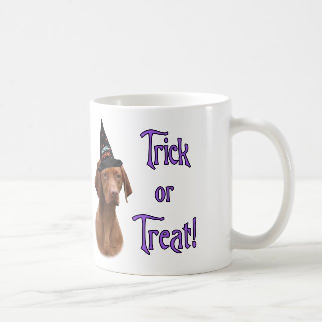 Caneca De Café Vizsla Trick (Direita)