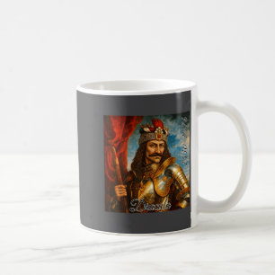 Caneca De Café Vlad O Empalador Retrato Medieval Arte Drácula