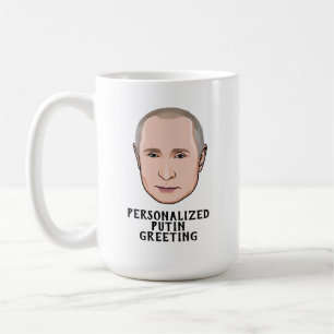 CANECA DE CAFÉ VLADIMIR PUTIN PERSONALIZADO