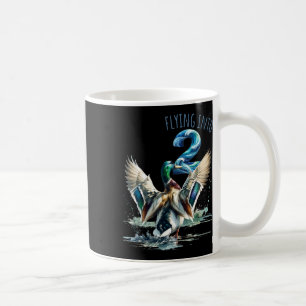 Caneca De Café Voando para 2 Duck Hunting segundo aniversário Par