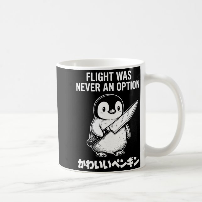 Caneca De Café Voar nunca foi uma opção  (Direita)