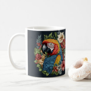 Caneca De Café Voar para a Vibrância com Lâmpadas de Papagaio