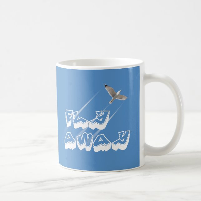 Caneca De Café Voar para fora (Direita)
