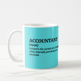 Caneca De Café Vocabulário Contabilista Engraçado - Prós Fiscais