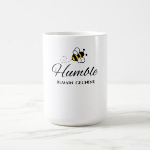 CANECA DE CAFÉ VOCÊ AUTÊNTICO, BRANCO 425 ML. BEE HUMBLE