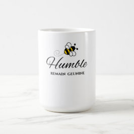CANECA DE CAFÉ VOCÊ AUTÊNTICO, BRANCO 440 ML. ABELHA HUMILDE