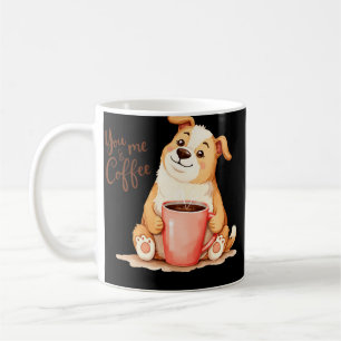 Caneca De Café Você & Café - Corgi Fofo & Café Aconchegante