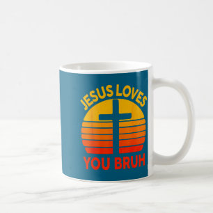 Caneca De Café Você Camisa Jesus Ama Bruh Cruz Cristã