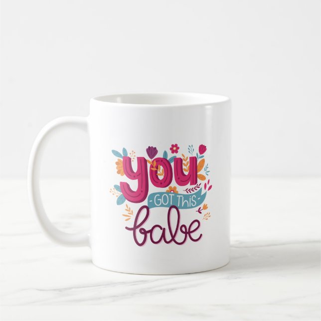 CANECA DE CAFÉ VOCÊ CONSEGUE, BEBA (Esquerda)