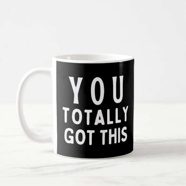 Caneca De Café Você conseguiu isso. (Esquerda)