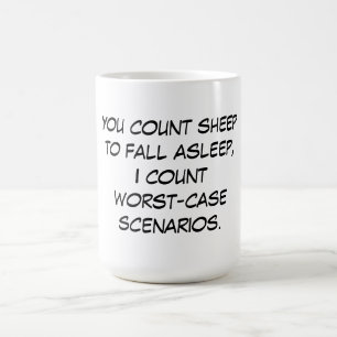 Caneca De Café Você conta ovelhas