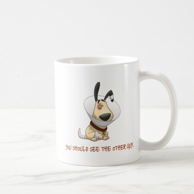 Caneca De Café Você deve ver a outra cara (Direita)