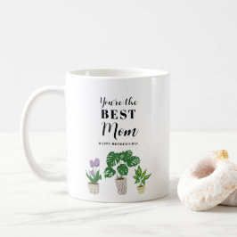 Caneca De Café Você é a melhor mãe das plantas plantadas no dia d
