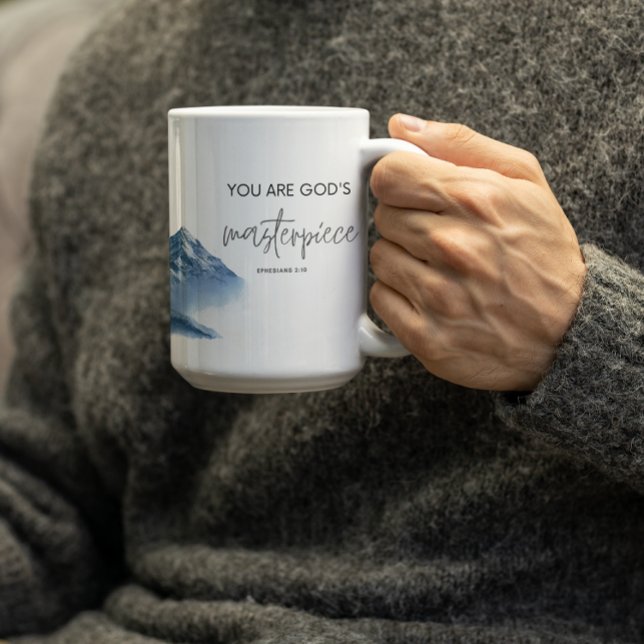Caneca De Café Você é a obra-prima de DEUS (Criador carregado)