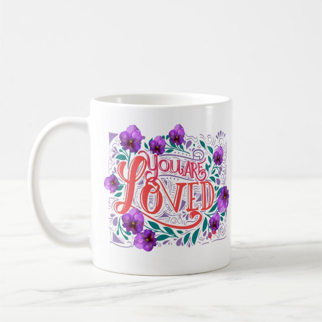 CANECA DE CAFÉ VOCÊ É AMADO (Esquerda)