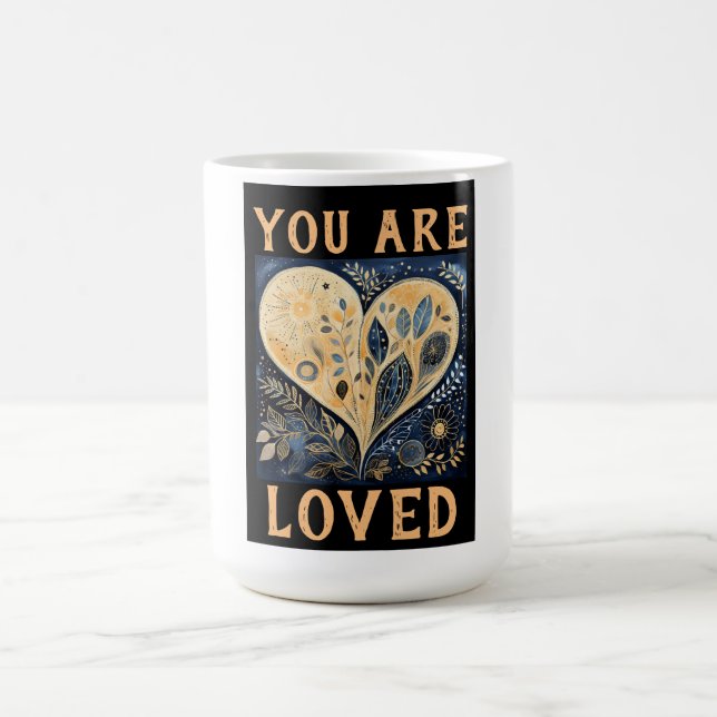 Caneca De Café Você É Amado De Café Mug (Centro)