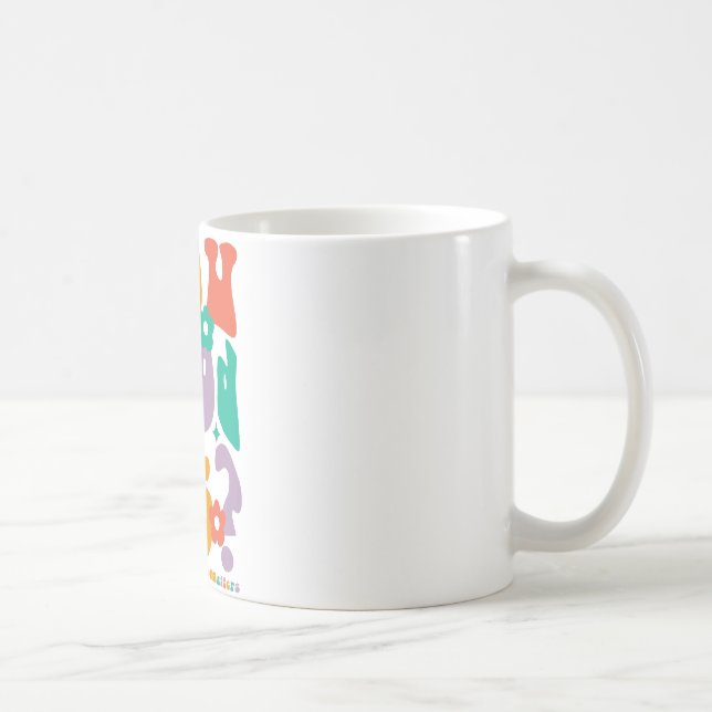 Caneca De Café Você é bom, saúde mental importa saúde mental (Direita)