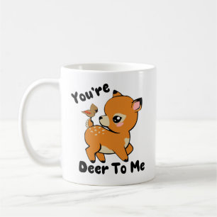 Caneca De Café Você é certeira comigo, Mug - ambas as fêmeas